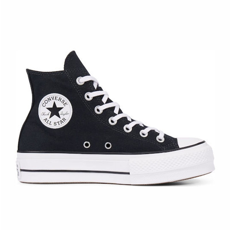 Chuck Taylor All Star Lift High Top Flatforms Μποτάκια Black / White