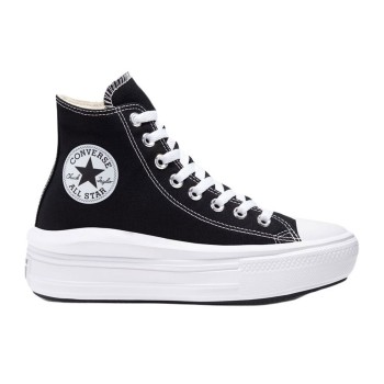 Chuck Taylor All Star Move Hi Γυναικεία Flatforms Μποτάκια Black / Natural Ivory / White