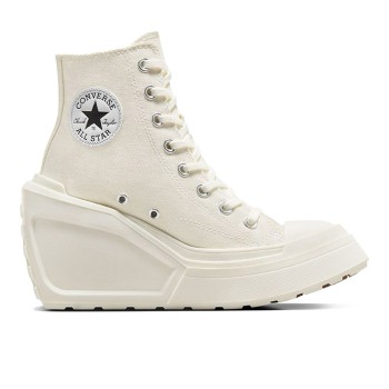 Converse Chuck 70 De Luxe Wedge Γυναικεία Flatforms Μποτάκια Egret / Black / White