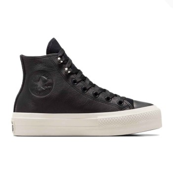 Chuck Taylor All Star Lift Γυναικεία Flatforms Μποτάκια Μαύρα A08312C