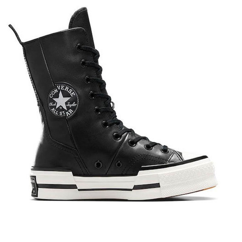 Converse Chuck 70 Plus Xhi Γυναικεία Flatforms Μποτάκια Black / Egret