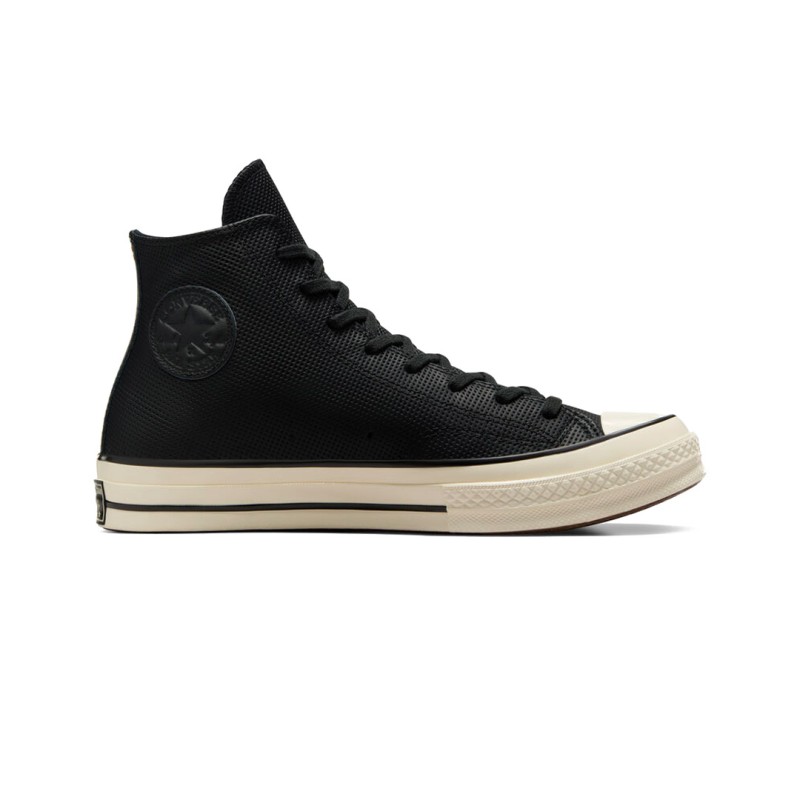 Converse Chuck 70 Leather Ανδρικά Sneakers Μαύρα