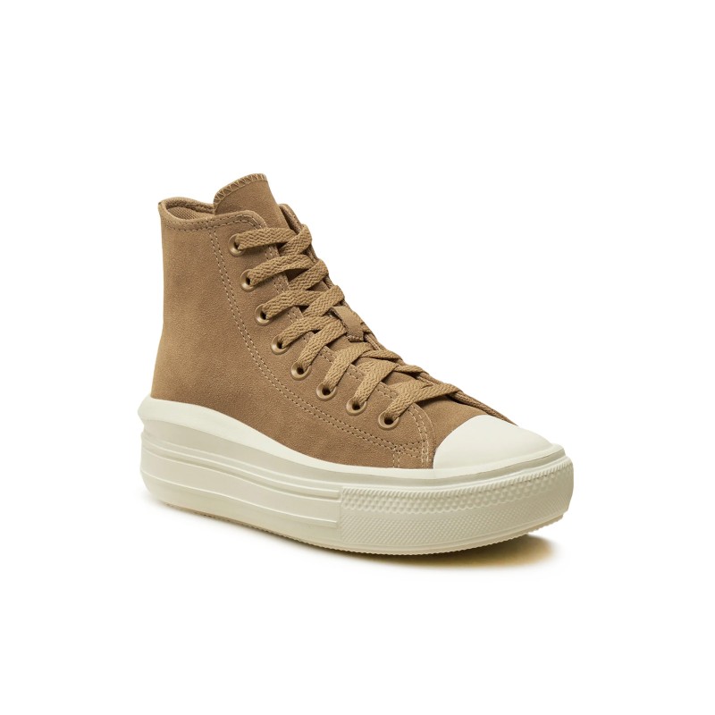 Γυναικεία Sneakers Καφέ - Converse Chuck Taylor All Star Move Platform Colorful Suede