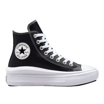 Chuck Taylor All Star Move Γυναικεία Flatforms Μποτάκια Μαύρα A04294C
