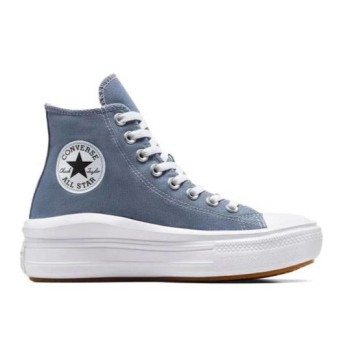 Chuck Taylor All Star Move Γυναικεία Flatforms Μποτάκια Μπλε A06500C