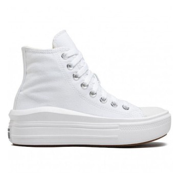 Chuck Taylor All Star Move Γυναικεία Flatforms Μποτάκια White / Natural Ivory / Black 568498C